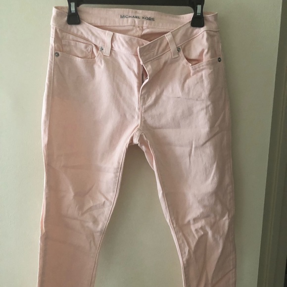 pink capri jeans